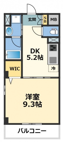 ウエストサイドリバーⅢの間取り