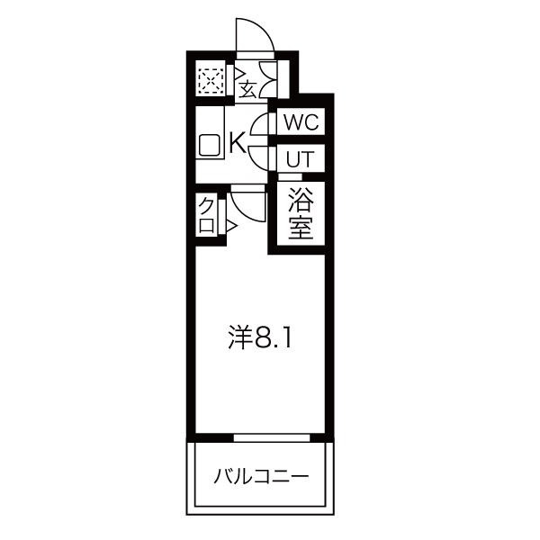 大阪市西淀川区姫里３丁目の賃貸マンションの間取り
