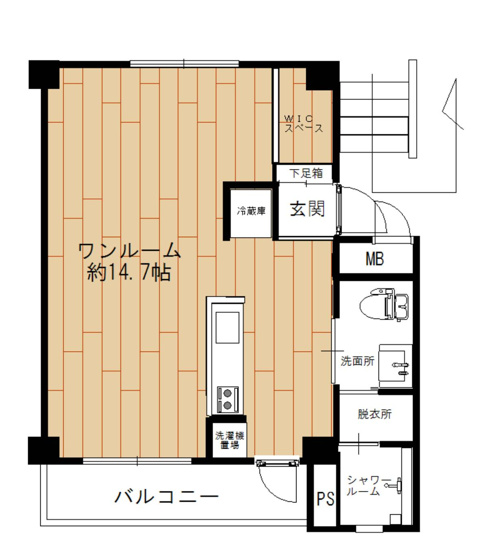 【間取り】 | ビレッジハウス真備第二