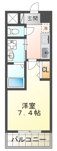 エイチツー西明石の間取り