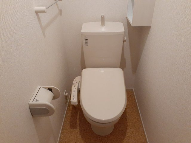 カーサ府中　Ⅱのトイレ|落ち着いたトイレです