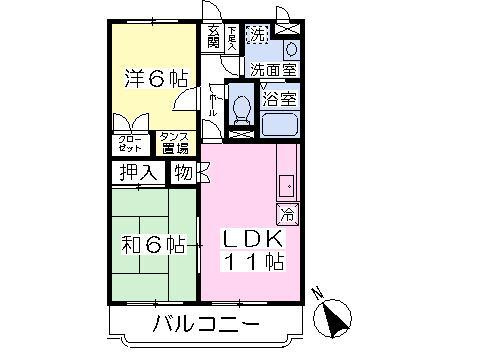 エクセルコート【キャッシュバック対象物件】の間取り