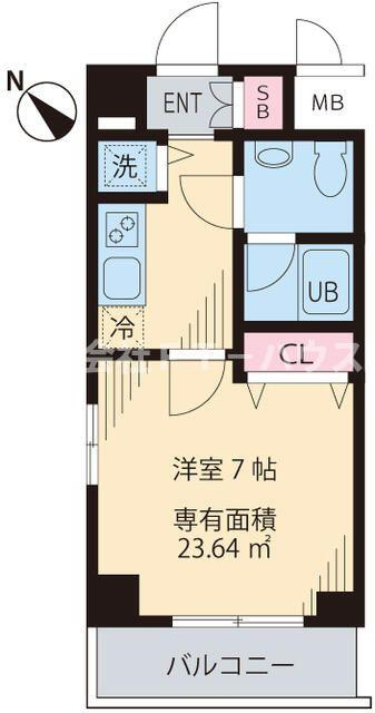 南海サザンコート行徳の間取り
