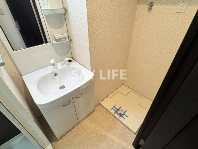 Luxe田辺の洗面所