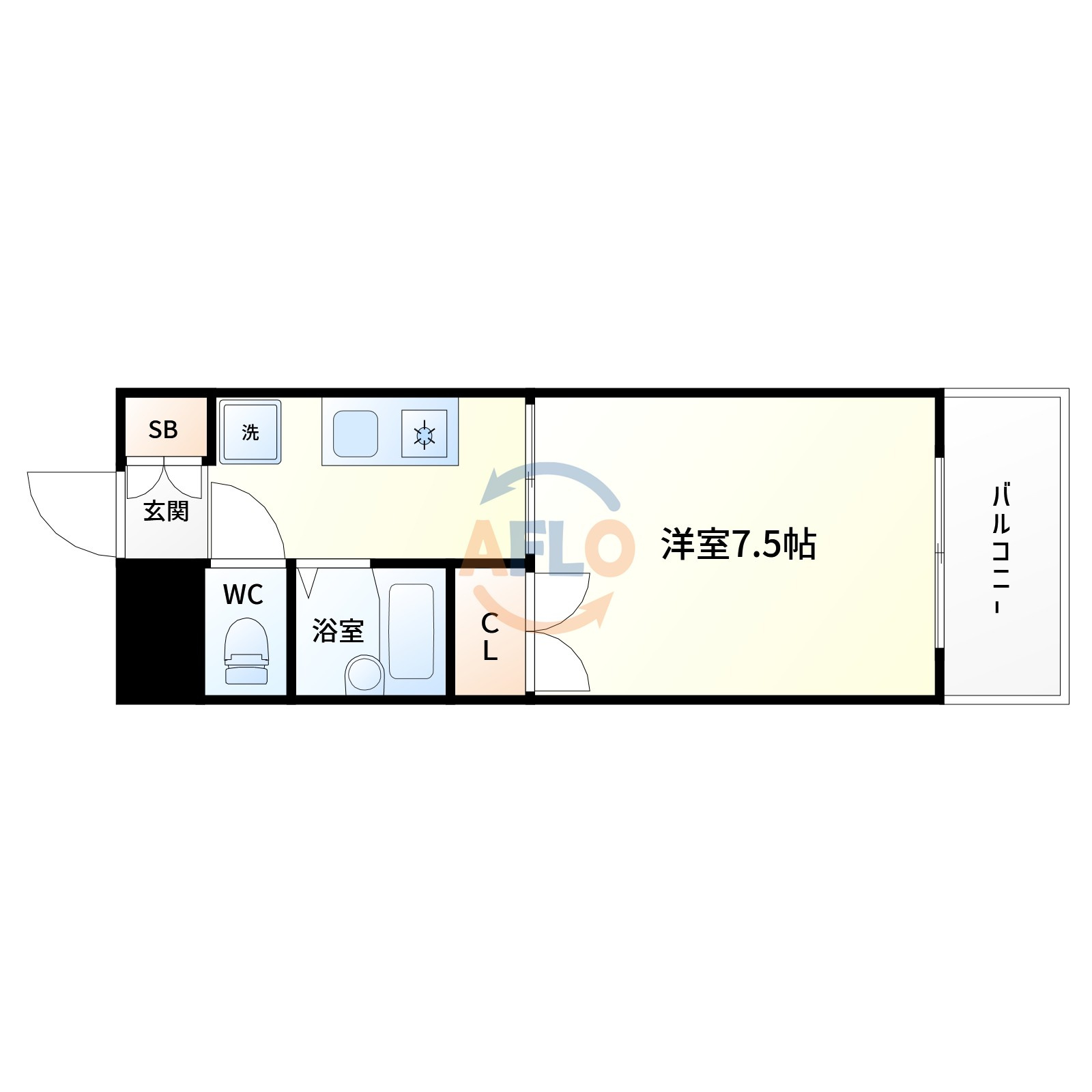 R・マンションの間取り|間取り