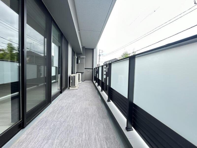 新宿区高田馬場３丁目の賃貸マンションのバルコニー