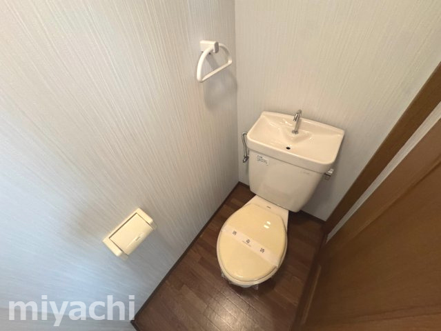 徳島市川内町榎瀬の賃貸マンションのトイレ