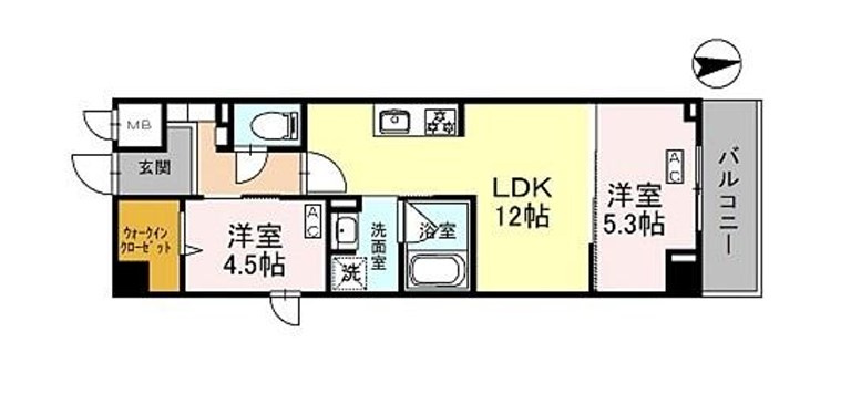 シスネ難波宮の間取り