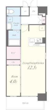 LaCASA玉造の間取り