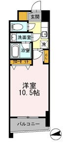 カスタリアタワー肥後橋の間取り