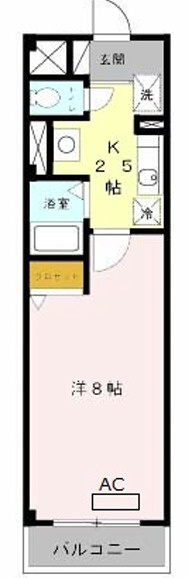 オレンジコート西心斎橋の間取り
