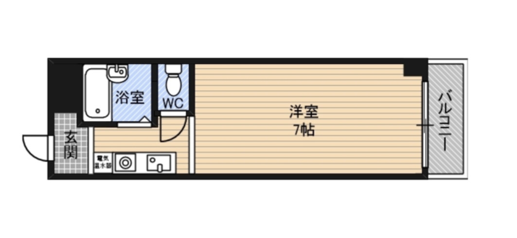 コート堀江の間取り