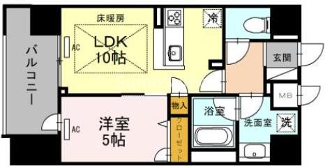 IBC Residence Westの間取り