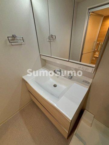 IBC Residence Westの洗面所|スペースが確保できる洗面所です