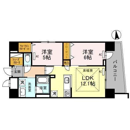 IBC Residence Westの間取り