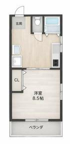 パース湊川の間取り