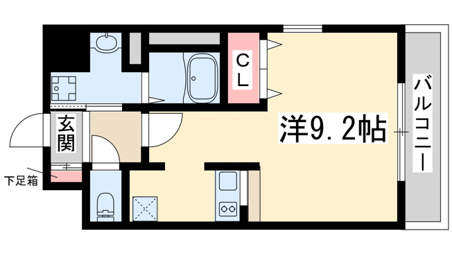 【間取り】 | プレサンス大阪江坂