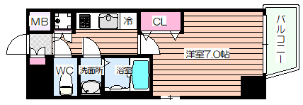【間取り】 | ファーストステージ江戸堀パークサイド