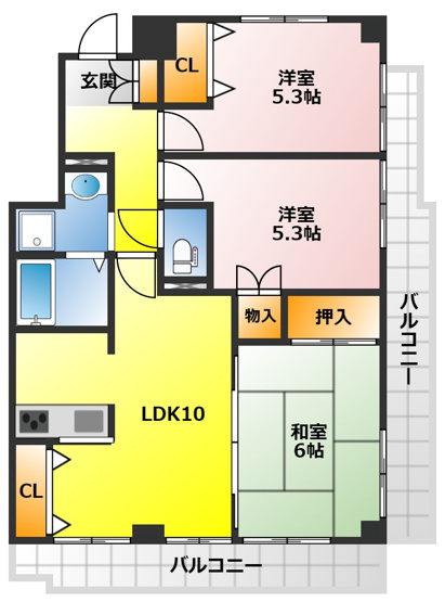 【間取り】 | リファイン山加