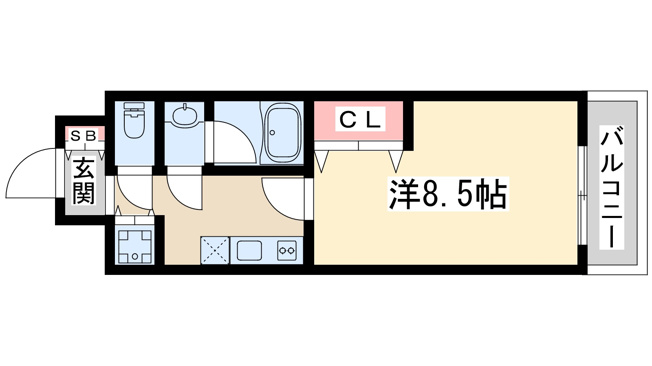【間取り】 | カルム千昇2