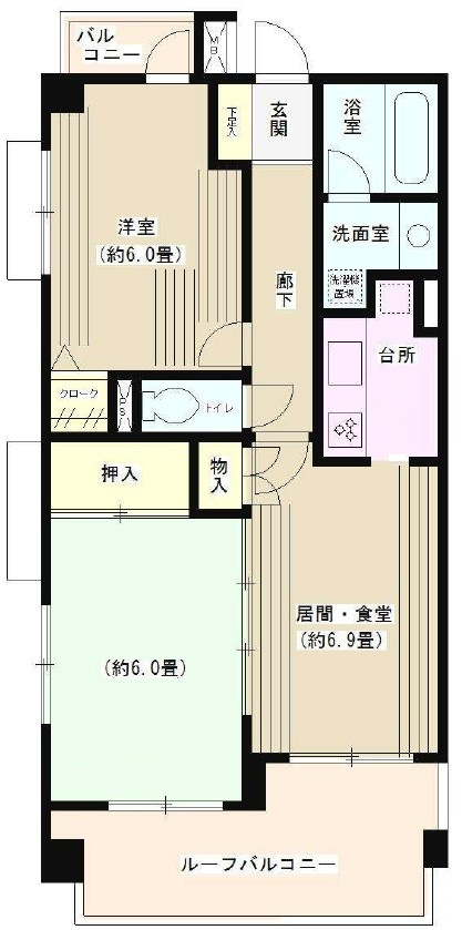 パークヒルズ武蔵小杉の間取り|間取りです。