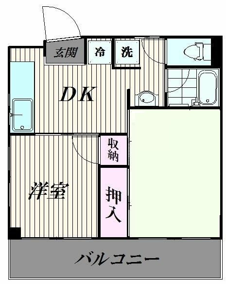 ホワイトパレスの間取り|間取りです。