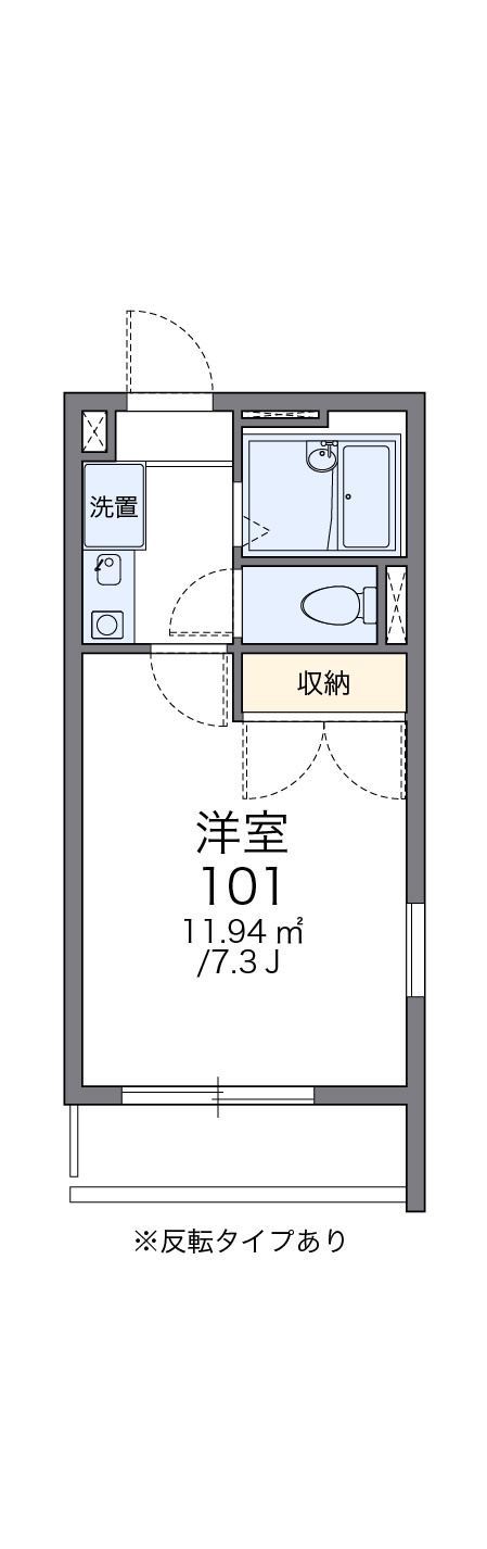 レオパレスASAGAIの間取り