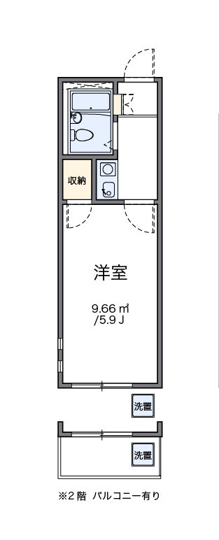レオパレス天沼の間取り