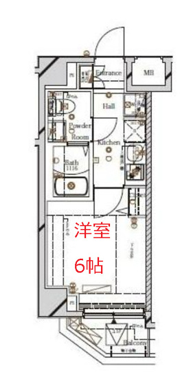 【間取り】 | ラフィスタ川崎Ⅲ
