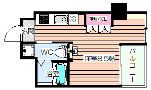 【間取り】 | レオンコンフォート弁天町　