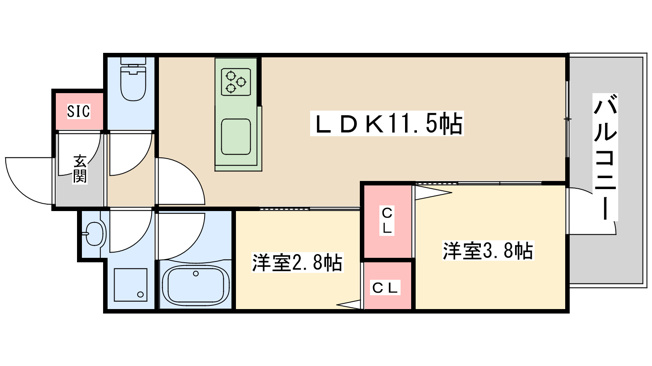 【間取り】 | スプランディッド大阪EAST