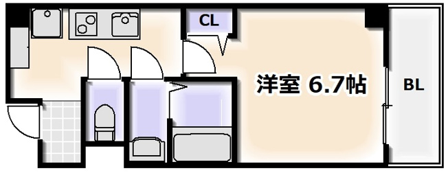 【間取り】 | グランパシフィック桜川west