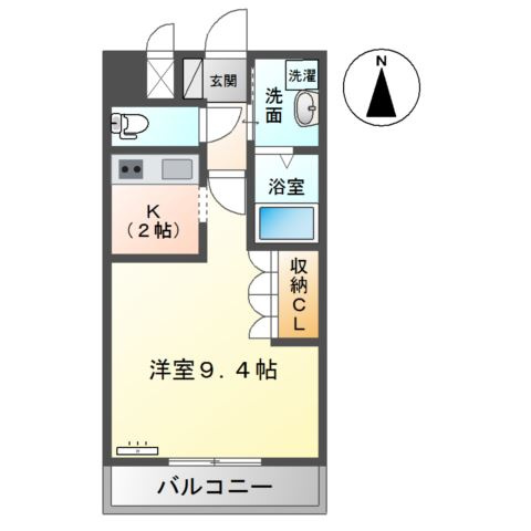 エクセルハイムＢの間取り