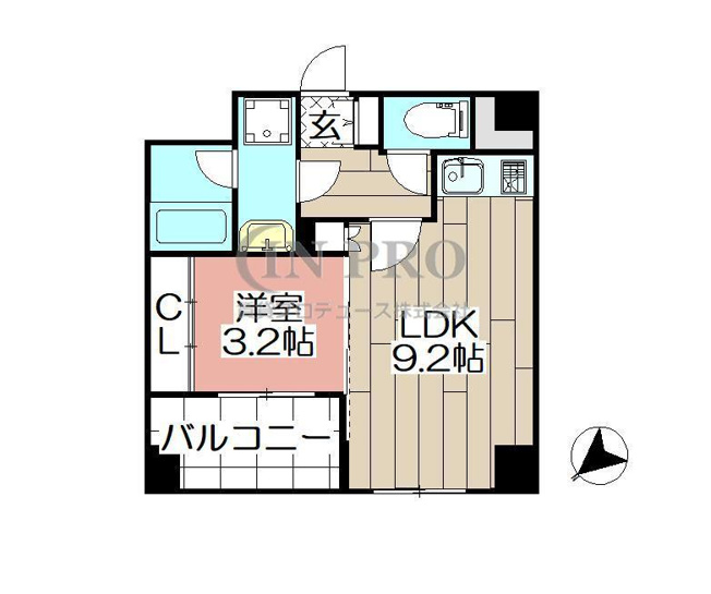 【間取り】 | MDIブレス薬院駅南