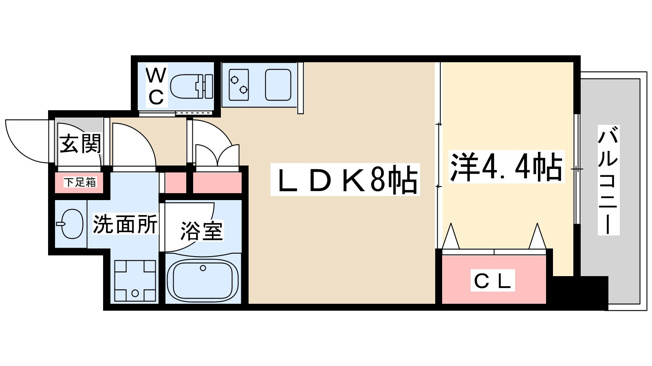 【間取り】 | 松ケ枝町プライマリーワン