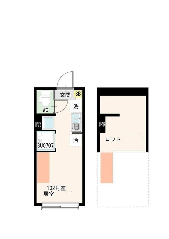SLSG荒川町屋の間取り|間取りです。