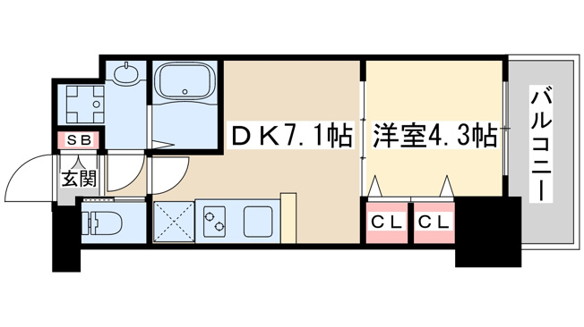 【間取り】 | スプランディッド新大阪キャトル