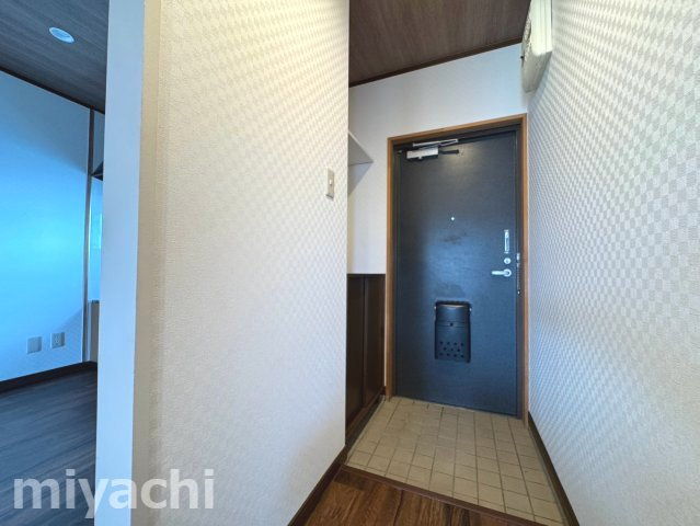 板野郡藍住町矢上字原の賃貸マンションの玄関