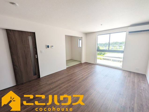 金武町金武　リーブルガーデン　新築戸建て　全3棟　2号棟の居間・リビング|LDK16帖