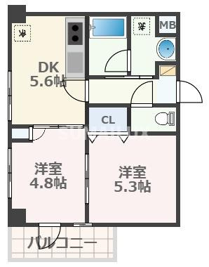 ベリーマンション出水の間取り