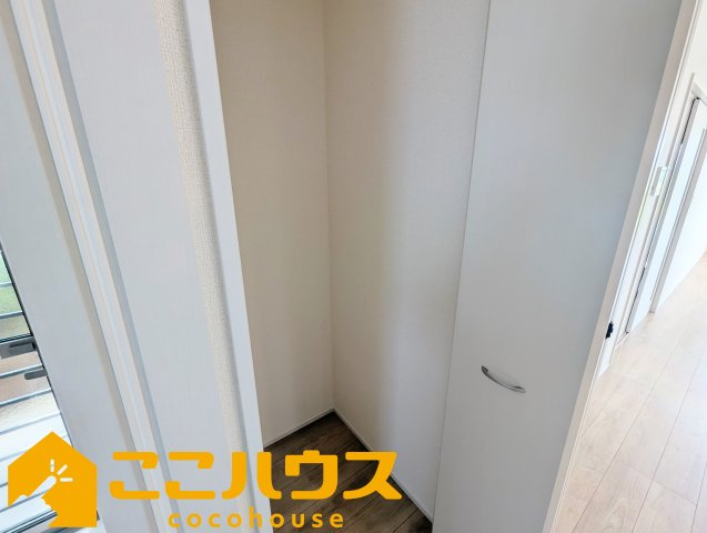 金武町金武　リーブルガーデン　新築戸建て　全3棟　3号棟の収納|あると嬉しいパントリー