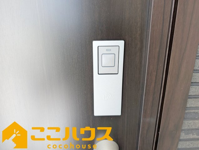 金武町金武　リーブルガーデン　新築戸建て　全3棟　3号棟の防犯設備|タッチキー