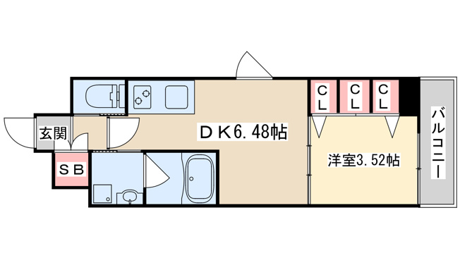【間取り】 | 江坂プライマリーワン