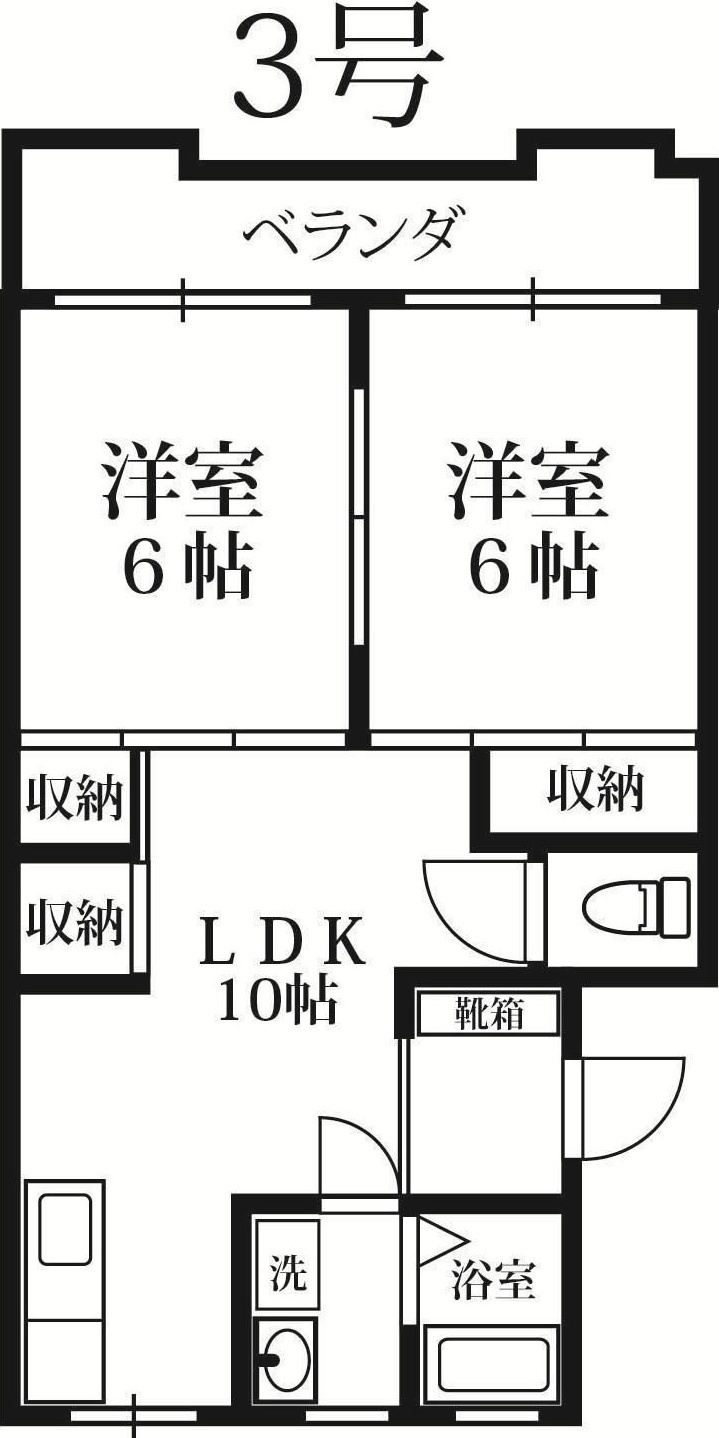 マンションエスティーの間取り