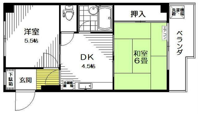 オリエンタルハイツの間取り