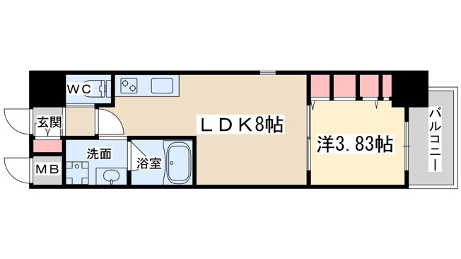 【間取り】 | 滝川公園プライマリーワン