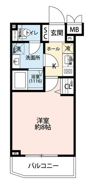プレール・ドゥーク練馬Ⅱの間取り|間取りです。