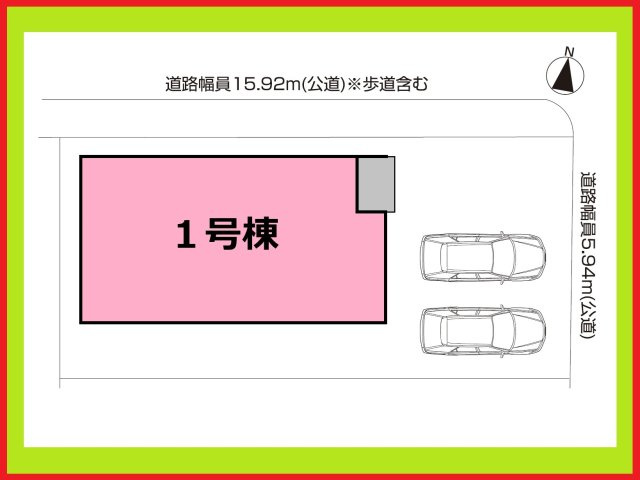 名古屋市西区大野木４丁目の新築一戸建の区画図|◇区画図◇