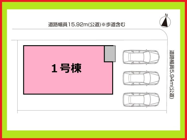 名古屋市西区大野木４丁目の新築一戸建の区画図|◇区画図◇