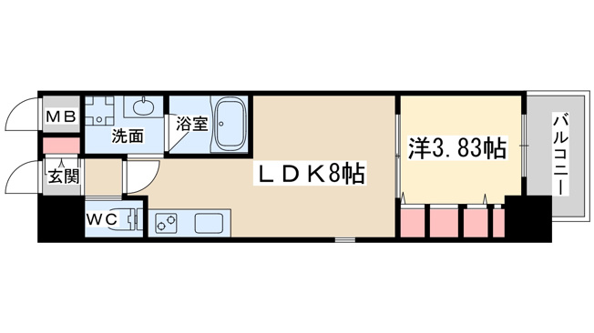 【間取り】 | 滝川公園プライマリーワン